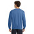 Custom Gildan Heavy Blend Crewneck Sweatshirt - Heather Deep Royal Back View 