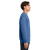 Custom Gildan Heavy Blend Crewneck Sweatshirt - Heather Deep Royal Side View 