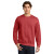 Custom Gildan Heavy Blend Crewneck Sweatshirt - Heather Scarlet Red Front View  