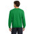Custom Gildan Heavy Blend Crewneck Sweatshirt - Irish Green Back View 