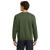 Custom Gildan Heavy Blend Crewneck Sweatshirt - Military Green Back View 