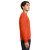 Custom Gildan Heavy Blend Crewneck Sweatshirt - Orange Side View 