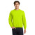 Custom Gildan Heavy Blend Crewneck Sweatshirt - Safety Green Front View 