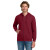 Custom Gildan - Heavy Blend Full-Zip Hooded Sweatshirt - Cardinal Red Front View 