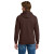 Custom Gildan - Heavy Blend Full-Zip Hooded Sweatshirt - Dark Chocolate Back View  
