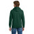 Custom Gildan - Heavy Blend Full-Zip Hooded Sweatshirt - Forest Green Back View   