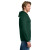 Custom Gildan - Heavy Blend Full-Zip Hooded Sweatshirt - Forest Green Side View 