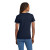 Custom Gildan Women's Ultra Cotton 100% US Cotton T-Shirt - Navy Back View 