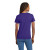 Custom Gildan Women's Ultra Cotton 100% US Cotton T-Shirt - Purple Back View