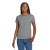 Custom Gildan Women's Ultra Cotton 100% US Cotton T-Shirt - Sports Grey Front View 