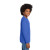Custom Gildan Youth Heavy Cotton 100% Cotton Long Sleeve T-Shirt - Royal Side View 