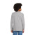 Custom Gildan Youth Heavy Cotton 100% Cotton Long Sleeve T-Shirt - Sports Grey Back View 