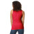 Custom Gildan Softstyle Junior Fit Tank Top - Cherry Red Back View 