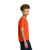Custom Gildan Youth Ultra Cotton 100% US Cotton T-Shirt - Orange Side View 