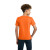 Custom Gildan Youth Ultra Cotton 100% US Cotton T-Shirt - Safety Orange Back View 