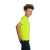 Custom Gildan Youth Ultra Cotton 100% US Cotton T-Shirt - Safety Green Side View 