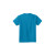 Custom Port & Company Youth Core Cotton Tee - Neon Blue Back Side 
