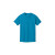 Custom Port & Company Youth Core Cotton Tee - Neon Blue Front Side 