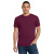 Custom Jerzees - Dri-Power 50/50 Cotton/Poly T-Shirt - Maroon red Front View