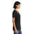 Custom Port & Company Women's Core Cotton V-Neck Tee - Jet black Side View