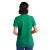 Custom Port & Company Women's Core Cotton V-Neck Tee - Kelly Back Side