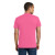 Custom Jerzees - Dri-Power 50/50 Cotton/Poly T-Shirt - Neon Pink Back View