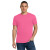 Custom Jerzees - Dri-Power 50/50 Cotton/Poly T-Shirt - Neon Pink Front View