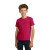 Custom Gildan - Youth Heavy Cotton 100% Cotton T-Shirt - Heather Red Front View