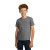 Custom Gildan - Youth Heavy Cotton 100% Cotton T-Shirt - Graphite Heather Front View