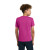 Custom Gildan - Youth Heavy Cotton 100% Cotton T-Shirt - Heliconia Pink Back View