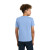 Custom Gildan - Youth Heavy Cotton 100% Cotton T-Shirt - Light Blue Back View