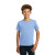 Custom Gildan - Youth Heavy Cotton 100% Cotton T-Shirt - Light Blue Front View