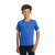 Custom Gildan - Youth Heavy Cotton 100% Cotton T-Shirt - Neon Blue Front View
