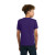 Custom Gildan - Youth Heavy Cotton 100% Cotton T-Shirt - Purple Back View