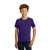 Custom Gildan - Youth Heavy Cotton 100% Cotton T-Shirt - Purple Front View