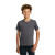 Custom Gildan - Youth Heavy Cotton 100% Cotton T-Shirt - Charcoal Front View