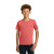 Custom Gildan - Youth Heavy Cotton 100% Cotton T-Shirt - Coral Silk Front View