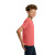 Custom Gildan - Youth Heavy Cotton 100% Cotton T-Shirt - Coral Silk Side View