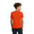 Custom Gildan - Youth Heavy Cotton 100% Cotton T-Shirt - Orange Back View