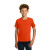 Custom Gildan - Youth Heavy Cotton 100% Cotton T-Shirt - Orange Front View