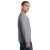 Custom Jerzees - NuBlend Crewneck Sweatshirt - Athletic heather Side View