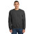 Custom Jerzees - NuBlend Crewneck Sweatshirt - Black heather Front View