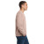 Custom Jerzees - NuBlend Crewneck Sweatshirt - Blush pink Side View