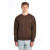 Custom Jerzees - NuBlend Crewneck Sweatshirt - Chacolate Front View