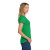 Custom Gildan Women's Heavy Cotton 100% Cotton T-Shirt - Irish Green Side View