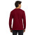 Custom Gildan Ultra Cotton Long Sleeve T-Shirt - Cardinal red Back Side