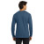 Custom Gildan Ultra Cotton Long Sleeve T-Shirt - Indigo blue Back Side