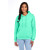 Custom Jerzees - NuBlend Pullover Hooded Sweatshirt - Cool mint Front View 