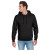 Custom Jerzees - NuBlend Pullover Hooded Sweatshirt - Black Front View 