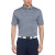 Custom PGA Tour Heather Feed Stripe Polo - Peacoat Heather Front View
